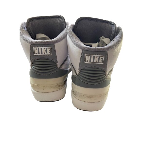 Nike Air Jordan 2 Retro GS AJ2 High Tops Cement Grey/White Size 5 Boys Casual - Picture 4 of 16